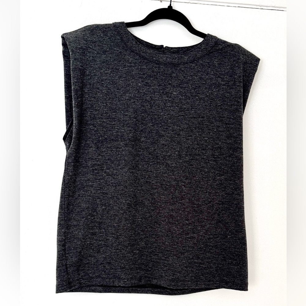 Sleeveless Black Top
